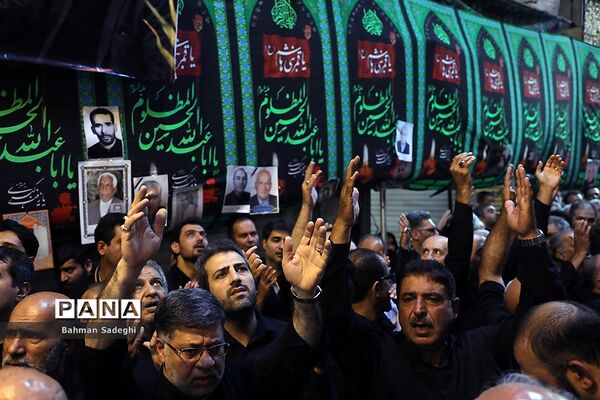 عزاداری تاسوعای حسینی در بازار تهران