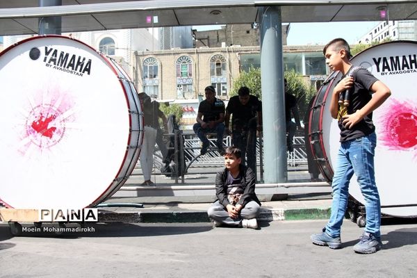 مراسم عزاداری روز تاسوعا در مشهد مقدس