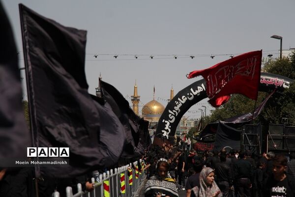 مراسم عزاداری روز تاسوعا در مشهد مقدس