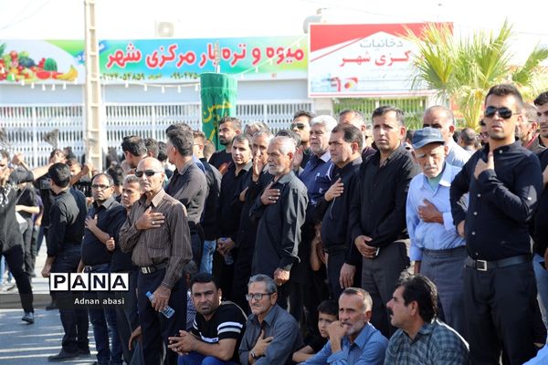 اجتماع بزرگ عزاداران حسین (ع) در بخش  گله‌دار