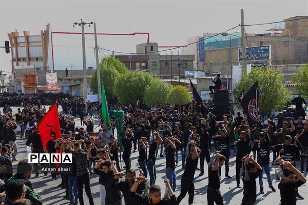 اجتماع بزرگ عزاداران حسین (ع) در بخش  گله‌دار