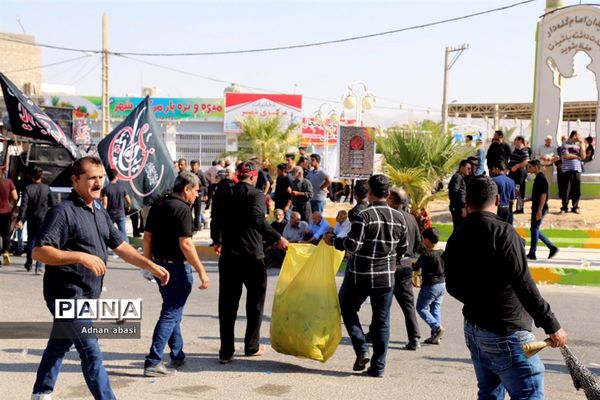 اجتماع بزرگ عزاداران حسین (ع) در بخش  گله‌دار