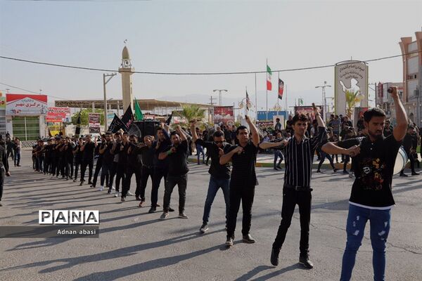 اجتماع بزرگ عزاداران حسین (ع) در بخش  گله‌دار