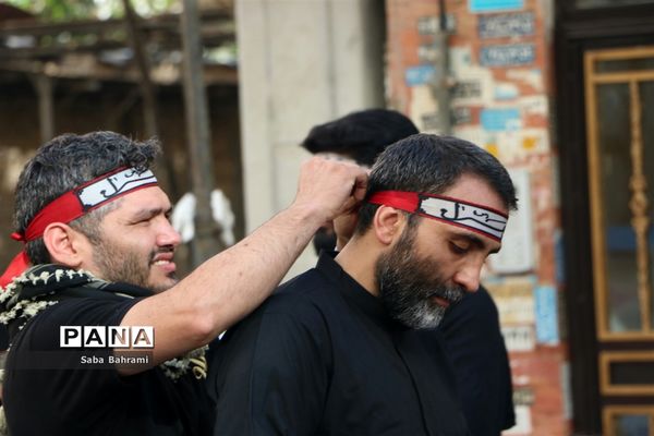 مراسم عزاداری تاسوعای حسینی درشهر قدس