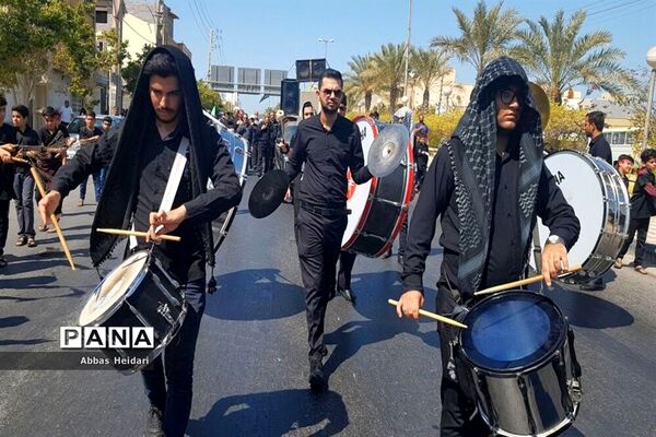 عزاداری روز تاسوعا در شهر بوشهر