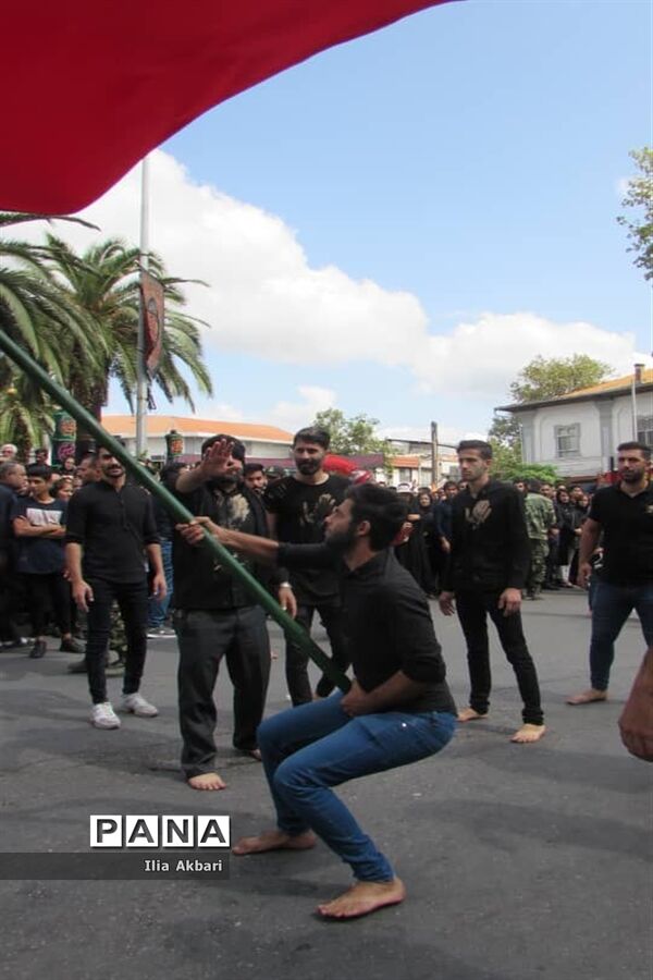 عزاداری روز عاشورا در قاثم‌شهر