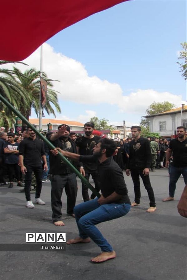 عزاداری روز عاشورا در قاثم‌شهر