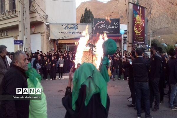 مراسم عصر عاشورا در شهرستان فیروزکوه