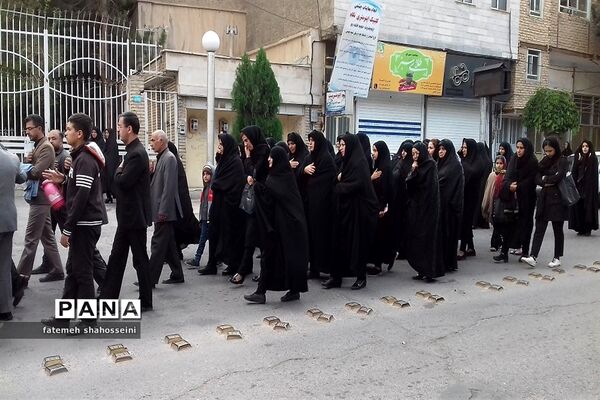 مراسم عصر عاشورا در شهرستان فیروزکوه