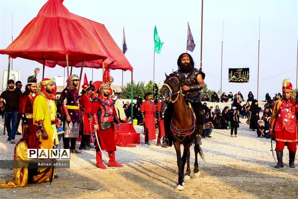 تعزیه روز عاشورا محرم در کوی آزادگان بخش اسیر شهرستان مُهر
