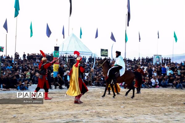 تعزیه روز عاشورا محرم در کوی آزادگان بخش اسیر شهرستان مُهر