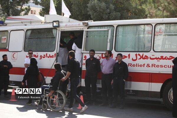 امدادرسانی هلال احمر استان زنجان در عزاداری محرم