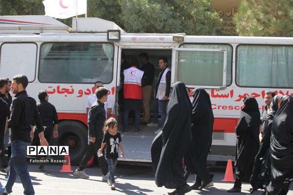 امدادرسانی هلال احمر استان زنجان در عزاداری محرم