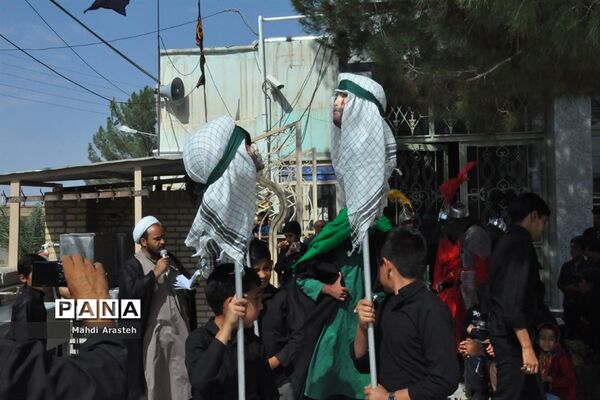 تعزیه اسرای کربلا  در شهرستان خوسف