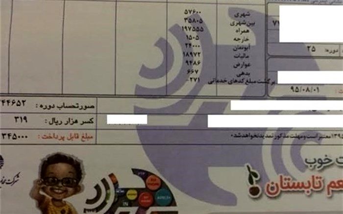 سرپرست مخابرات منطقه خراسان جنوبی  : حذف قبوض کاغذی کارکرد تلفن ثابت از مهرماه در استان