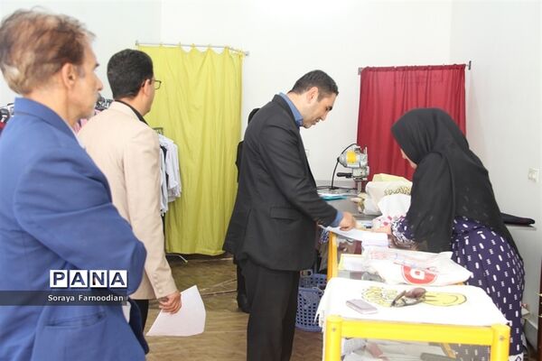 بازدید از فرایند تولید و ارائه لباس فرم مدارس در بجنورد