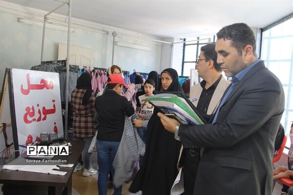 بازدید از فرایند تولید و ارائه لباس فرم مدارس در بجنورد