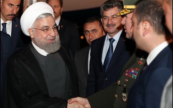روحانی وارد آنکارا شد