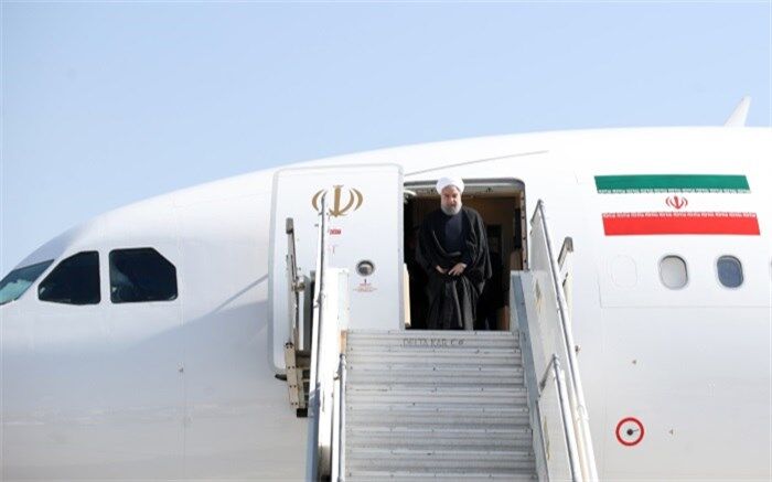 روحانی به تهران بازگشت