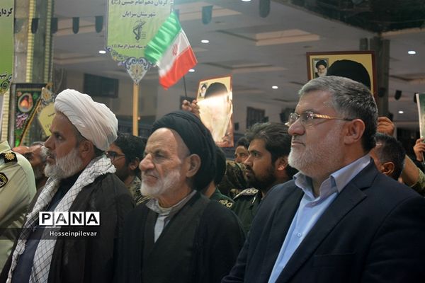 مراسم لبیک یا خامنه‌ای در شهرستان بیرجند