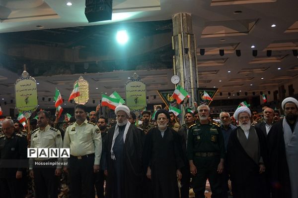 مراسم لبیک یا خامنه‌ای در شهرستان بیرجند