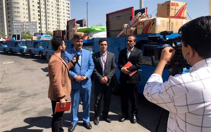 کاروان اقلام ورزشی "مهر با نشاط" ،عازم 14منطقه آموزشی استان زنجان شد