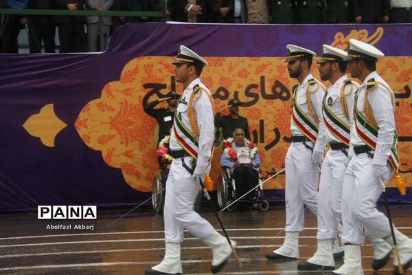 رژه نیروهای مسلح استان مازندران