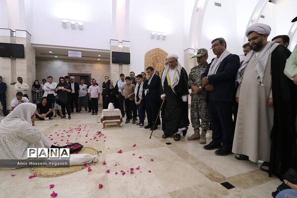 افتاحییه نمایشگاه دفاع مقدس در جزیره کیش