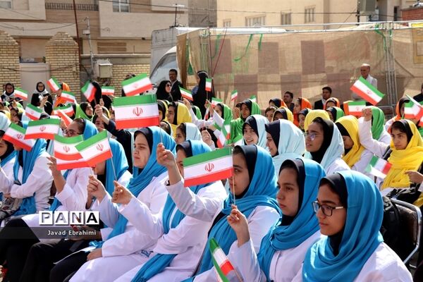آیین استانی نواختن زنگ مهر و زنگ ایثار و شهادت در مشهد