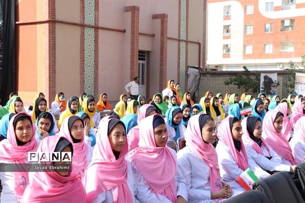آیین استانی نواختن زنگ مهر و زنگ ایثار و شهادت در مشهد