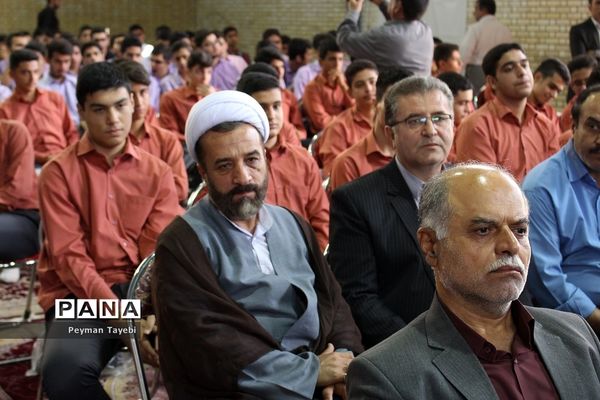آیین نمادین زنگ مهر و مقاومت در دبیرستان محمد رسول الله سمنان-1