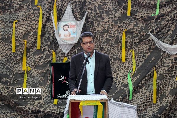 آیین نمادین زنگ مهر و مقاومت در دبیرستان محمد رسول الله سمنان-1