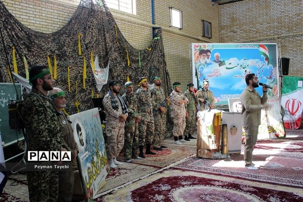 آیین نمادین زنگ مهر و مقاومت در دبیرستان محمد رسول الله سمنان-1