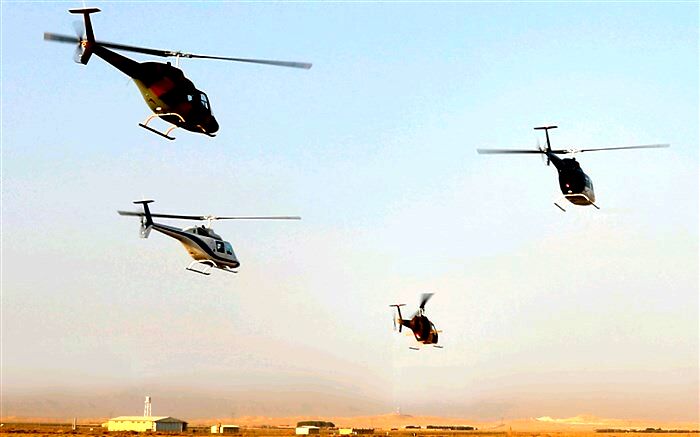 ۴ فروند بالگرد شاهد تحویل نیروی زمینی سپاه پاسداران شد