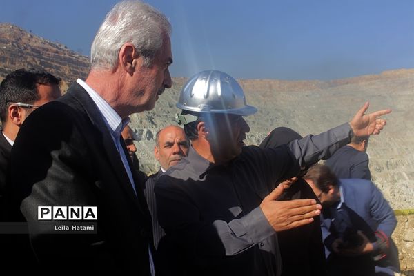 بازدید استاندار آذربایجان شرقی از مجتمع مس سونگون