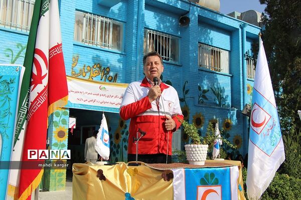 صبحگاه مشترک تشکیلات دانش‌آموزی در یزد