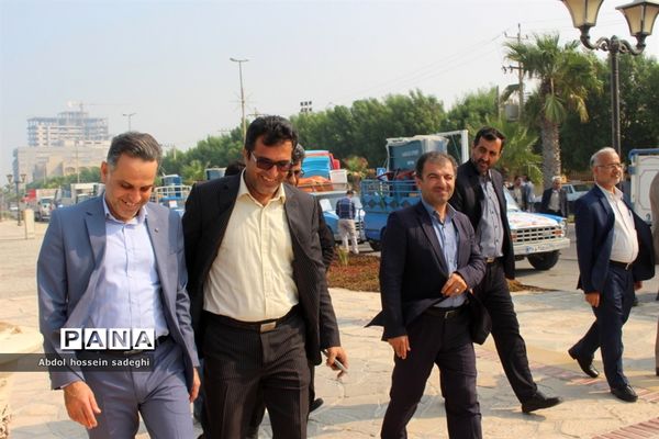 کاروان تجهیزات ورزشی، بهداشتی استان بوشهر