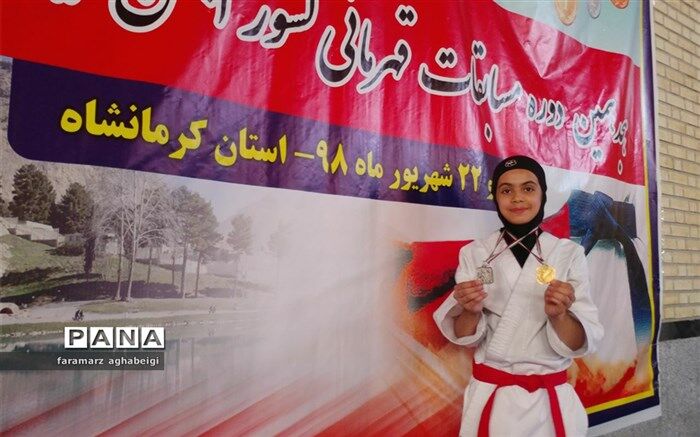 قهرمانی دانش آموزان تربت حیدریه در مسابقات کاراته