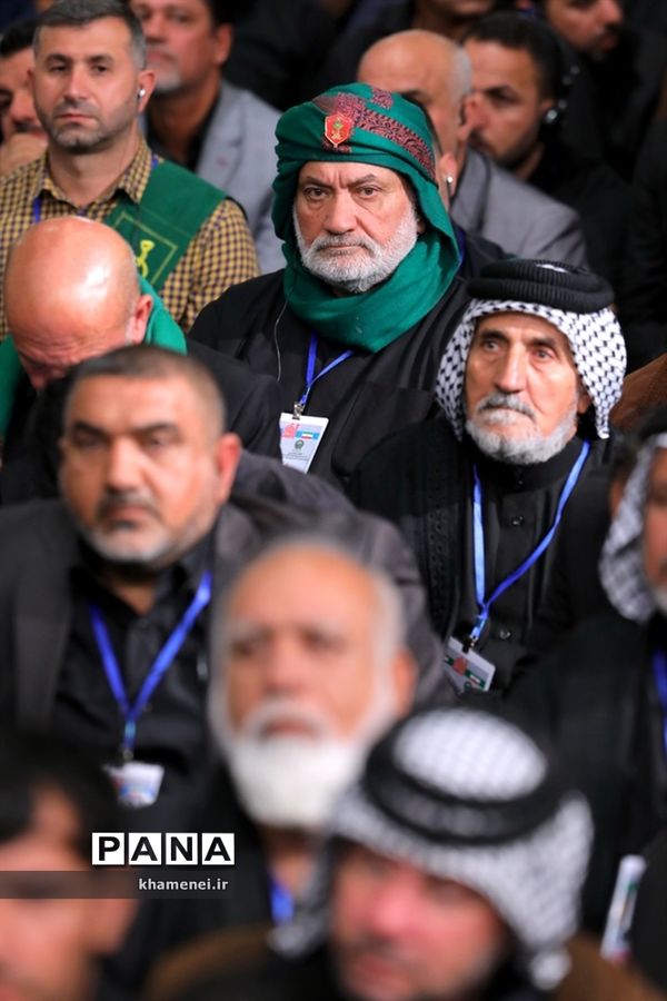 دیدار جمعی از موکب‌داران عراقی با رهبر انقلاب اسلامی