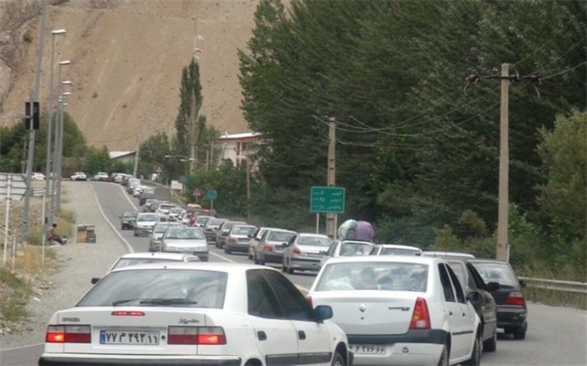 ترافیک سنگین و نیمه سنگین در اکثر محورهای مواصلاتی کشور