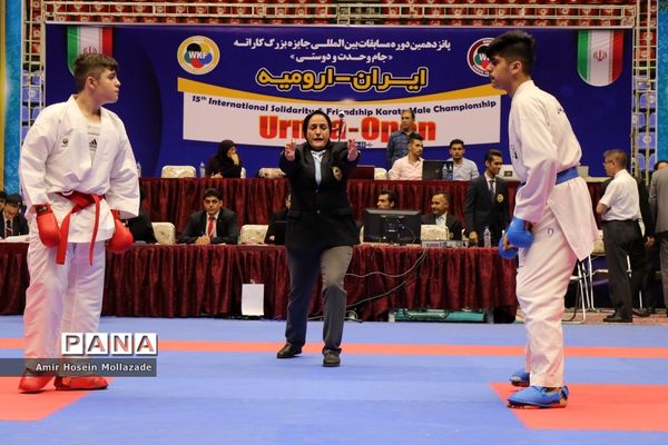 پانزدهمین دوره مسابقات بین المللی کاراته در ارومیه رده سنی نوجوانان