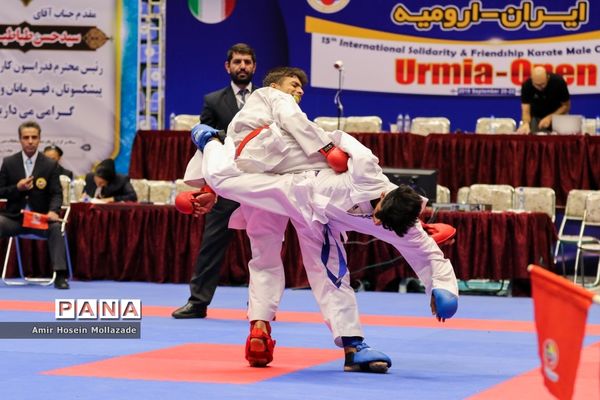 پانزدهمین دوره مسابقات بین المللی کاراته در ارومیه رده سنی نوجوانان