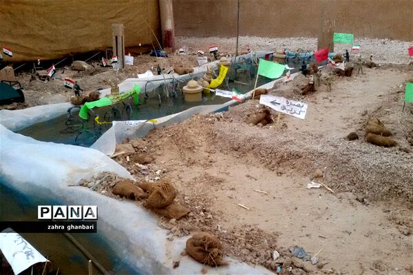 برپایی نمایشگاه خورشید بی غروب به‌مناسبت ماه محرم و هفته دفاع مقدس در نی‌ریز