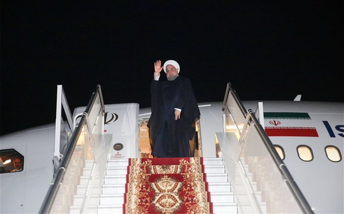 روحانی وارد تهران شد