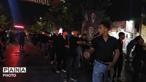 گذری بر عزاداری و فعالیت هیئت جوانان باب الحوائج نیشابور  در شب صد و چهل و چهارم 