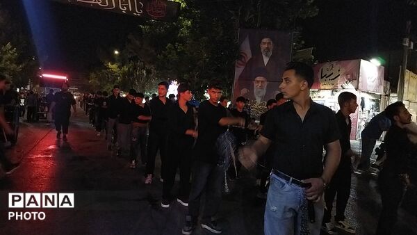 گذری بر عزاداری و فعالیت هیئت جوانان باب الحوائج نیشابور  در شب صد و چهل و چهارم 