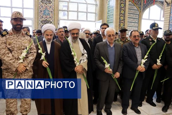 برگزاری آیین غبارروبی مزار شهدا در بجنورد 