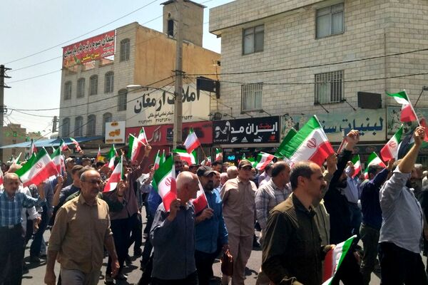 حضور باشکوه مردم شهرستان فردیس در راهپیمایی جمعه نصر و خشم