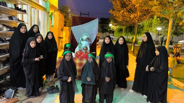 کودکان حسینی در غم عزاداری شهادت حضرت رقیه سلام الله علیها 