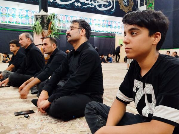 شور حسینی در هیئت شاهزاده قاسم ابن الحسن روستای فدافن